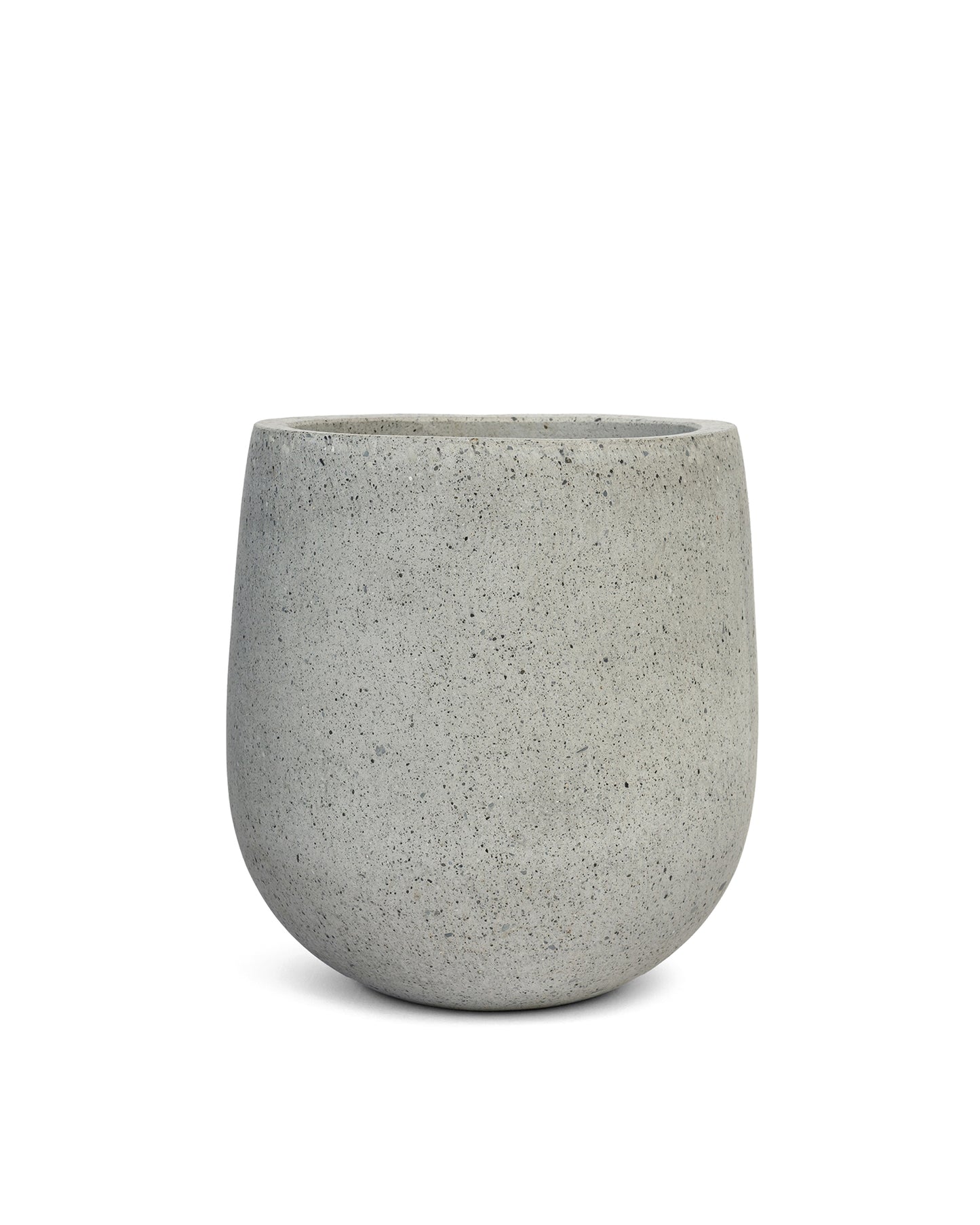 Raku Planter - Concrete Grey