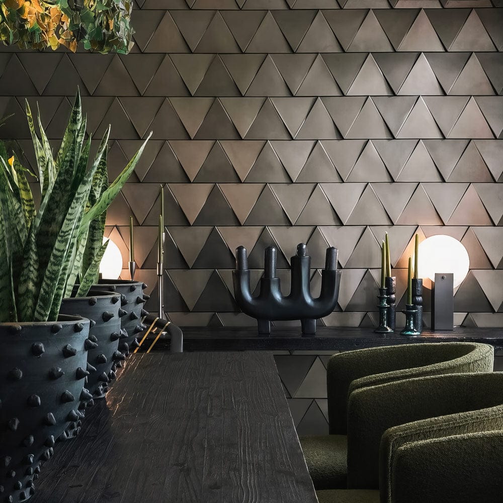 Triangular 3D wall tiles | SIXTY