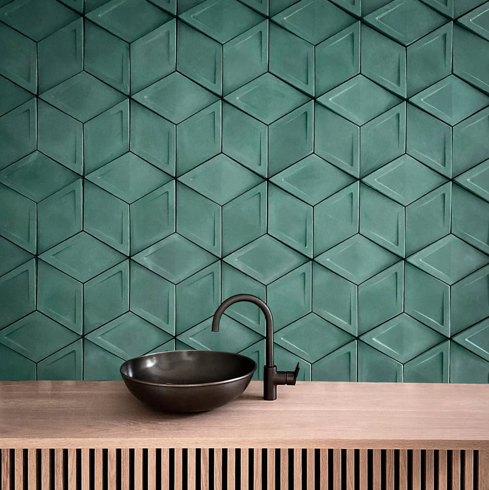 Diamond shaped 3D tiles | VECTOR