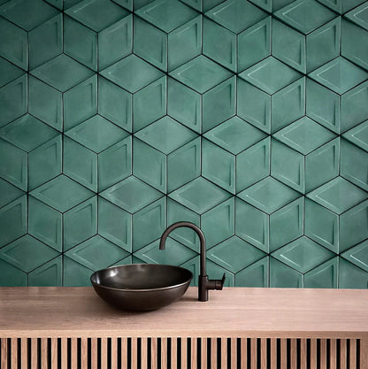 Diamond shaped 3D tiles | VECTOR